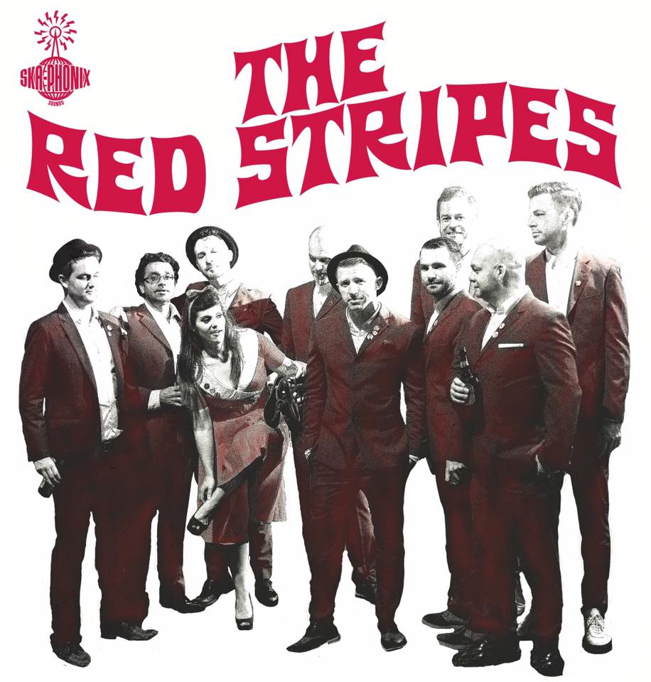 the red stripes