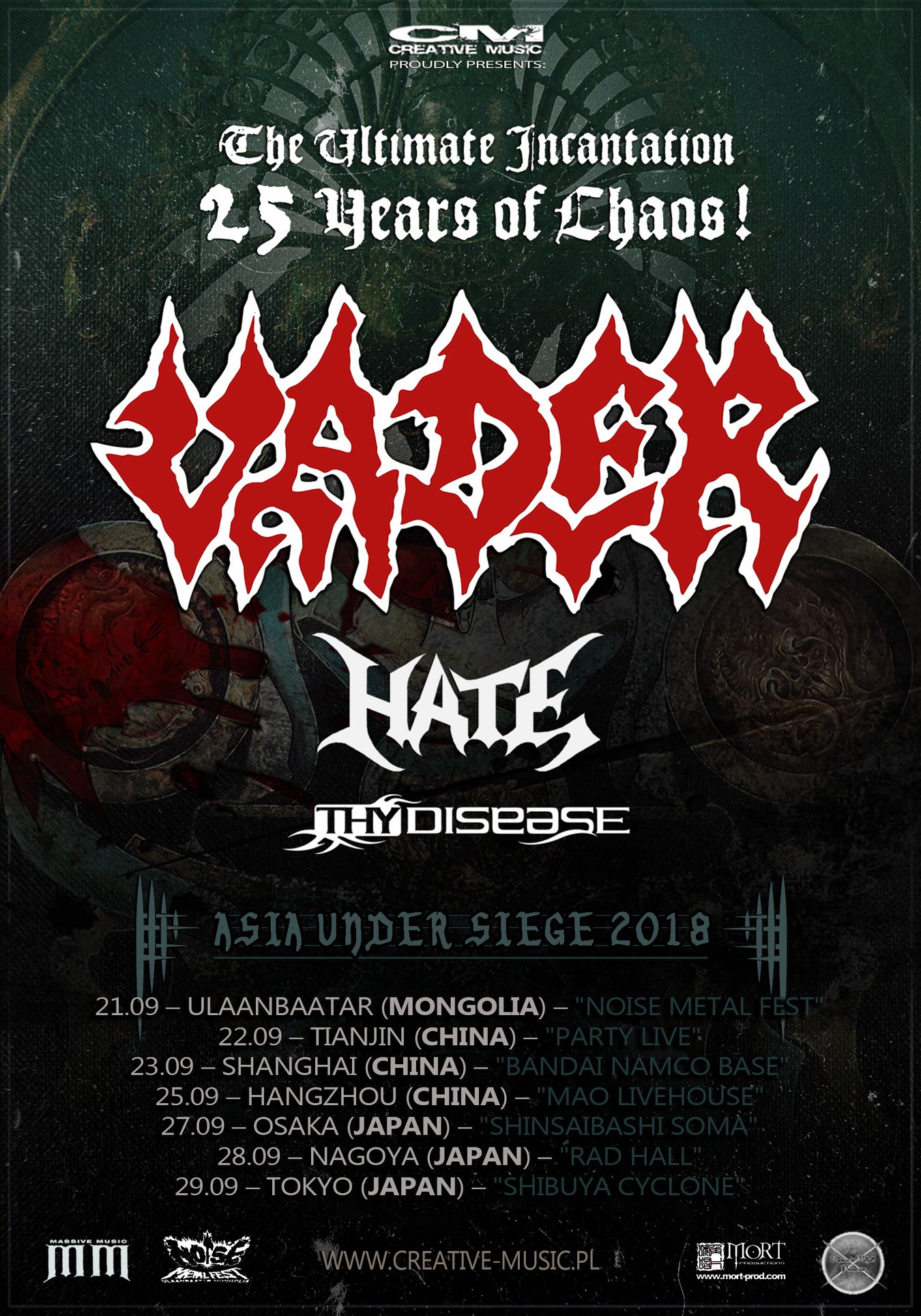 Vader announces Asian tour Unite Asia