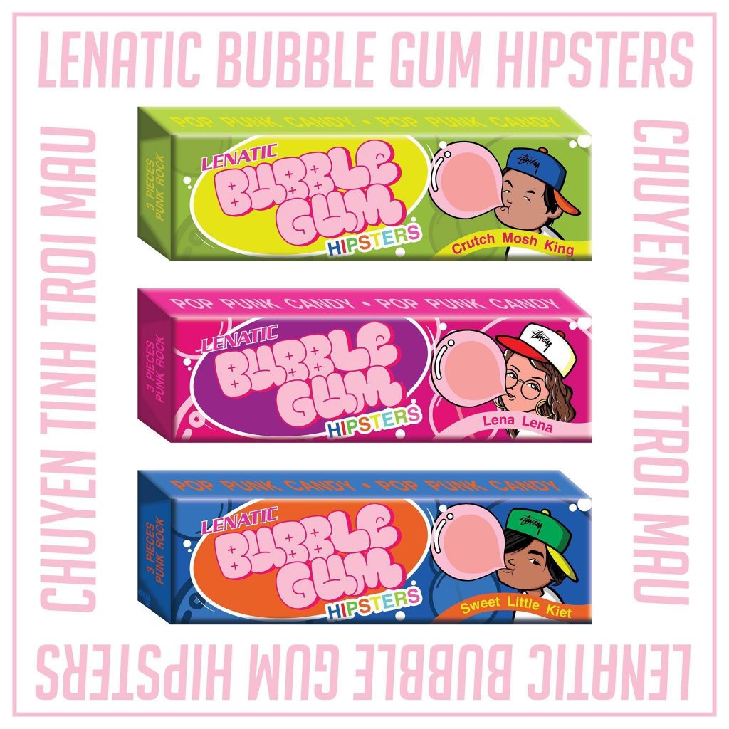 lenatic bubblegum hipsters