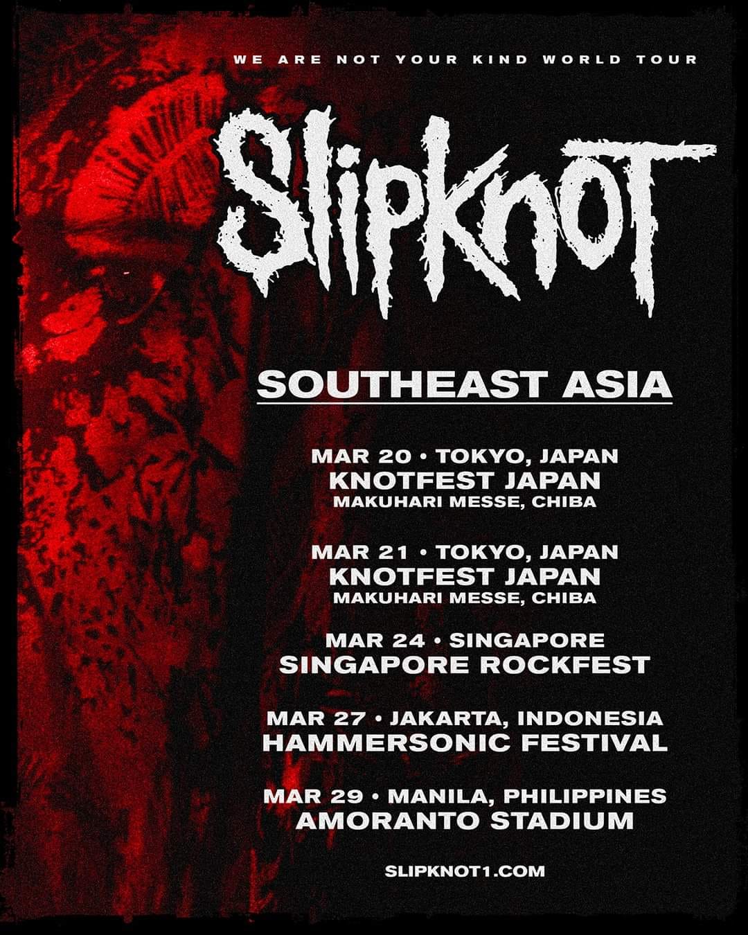 Slipknot Announce Asian Tourdates Unite Asia