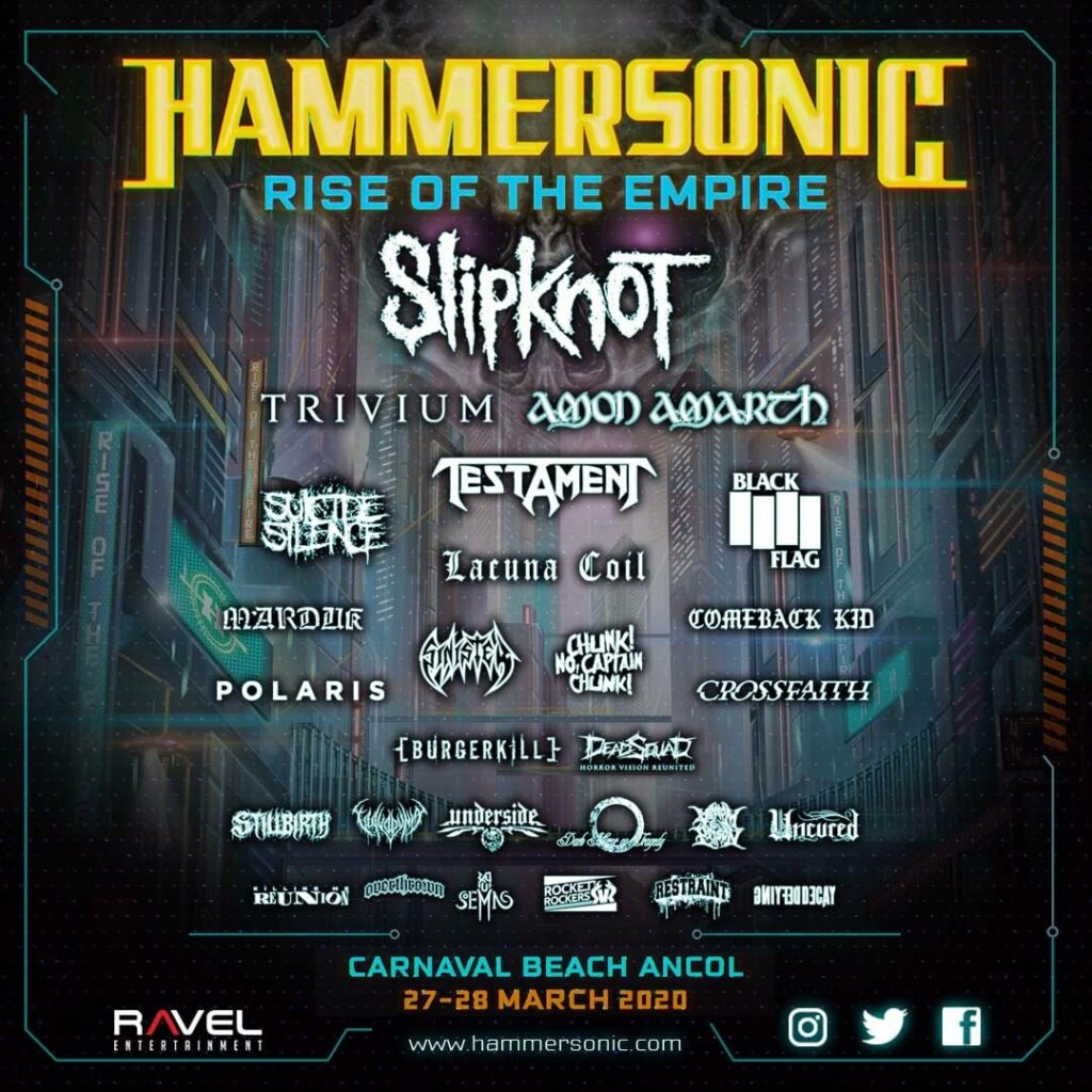 Hammersonic Festival Release Full Lineup - Unite Asia