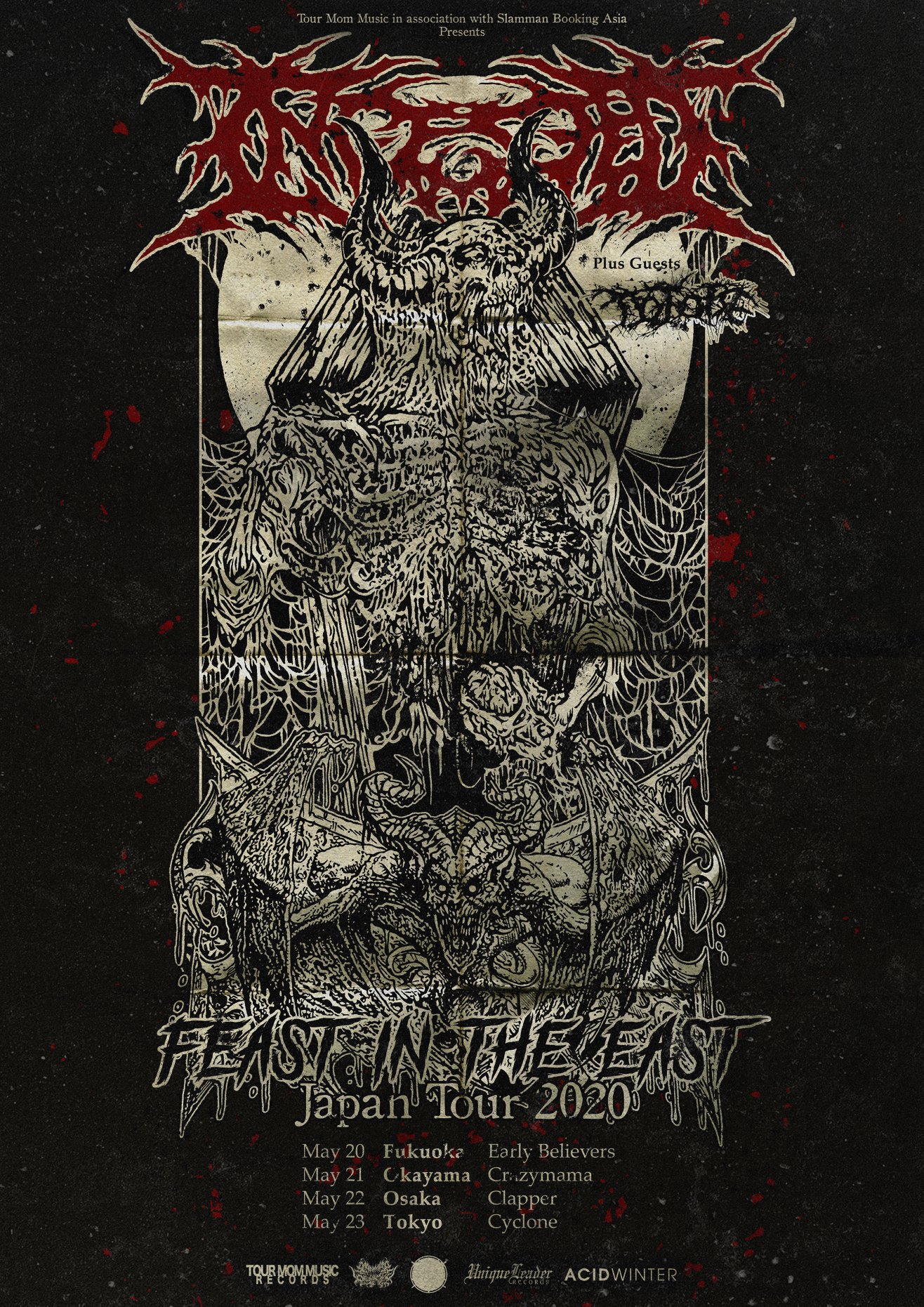 UK Metal Band Ingested Announce Japan Tour Unite Asia