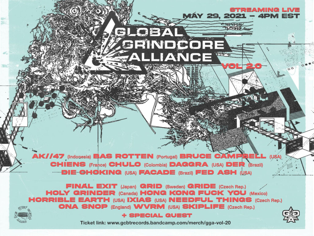 20 International Bands Set For Global Grindcore Alliance Streaming Music  Festival  - Unite Asia