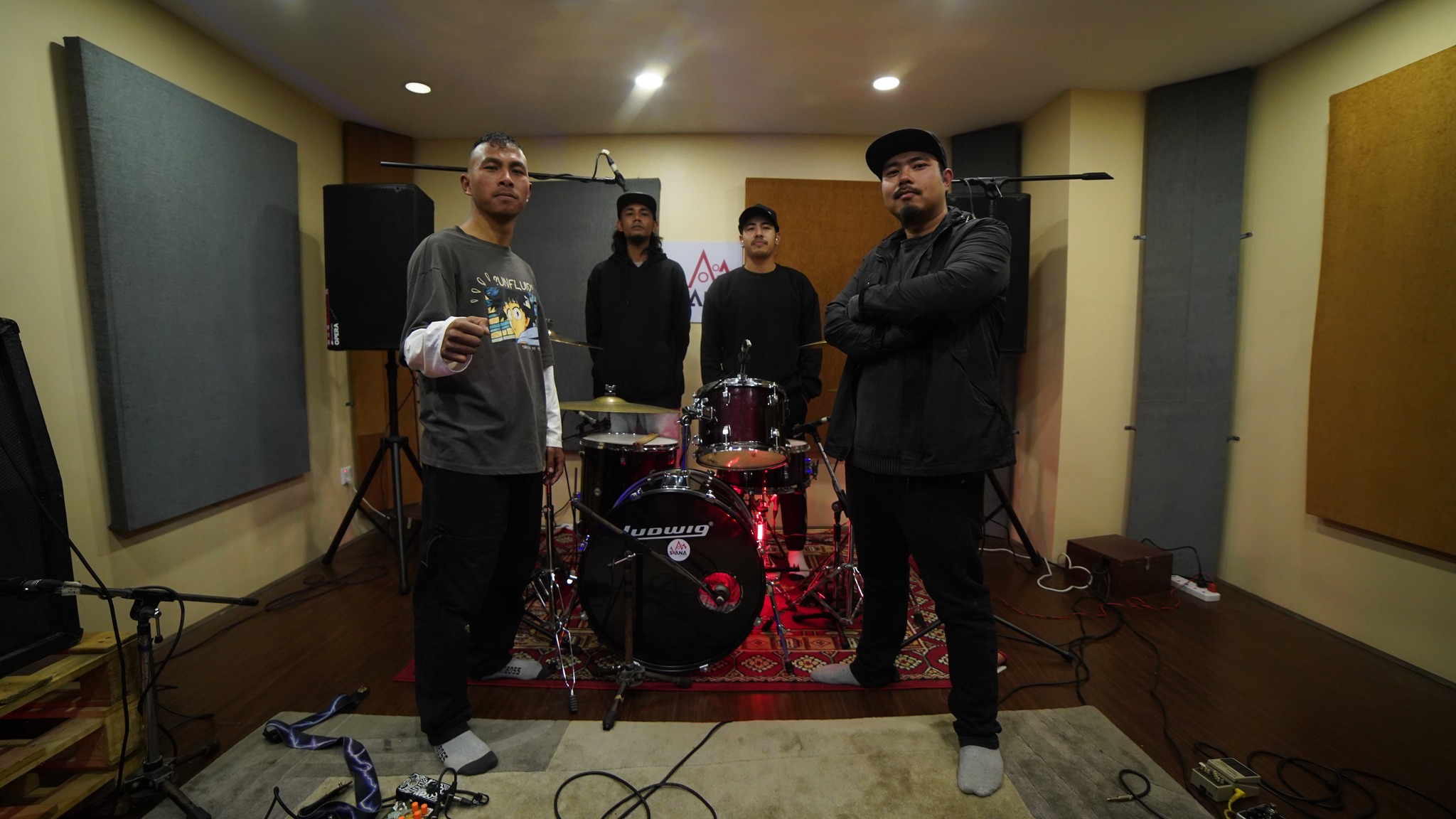 Hardcore Band Strangle Drop Fullset In The Studio Live Video - Shit Rips  [Nepal] - Unite Asia